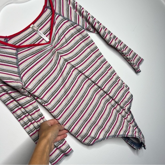 Free People Bodysuit Stripe Thong B2 - Picture 5 of 7